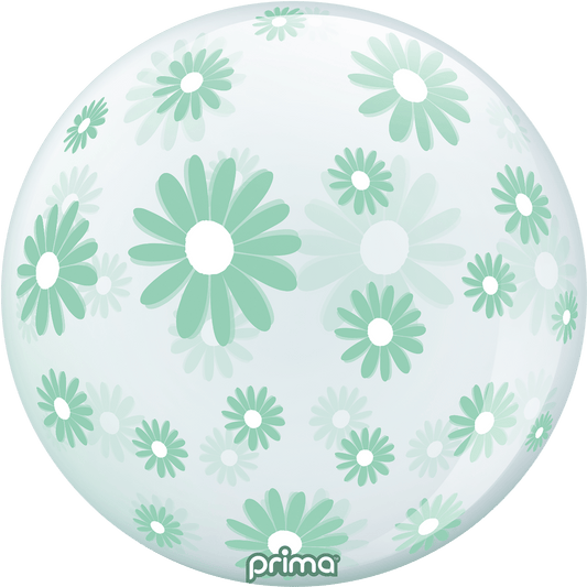 20" Mint Green Daisies Sphere