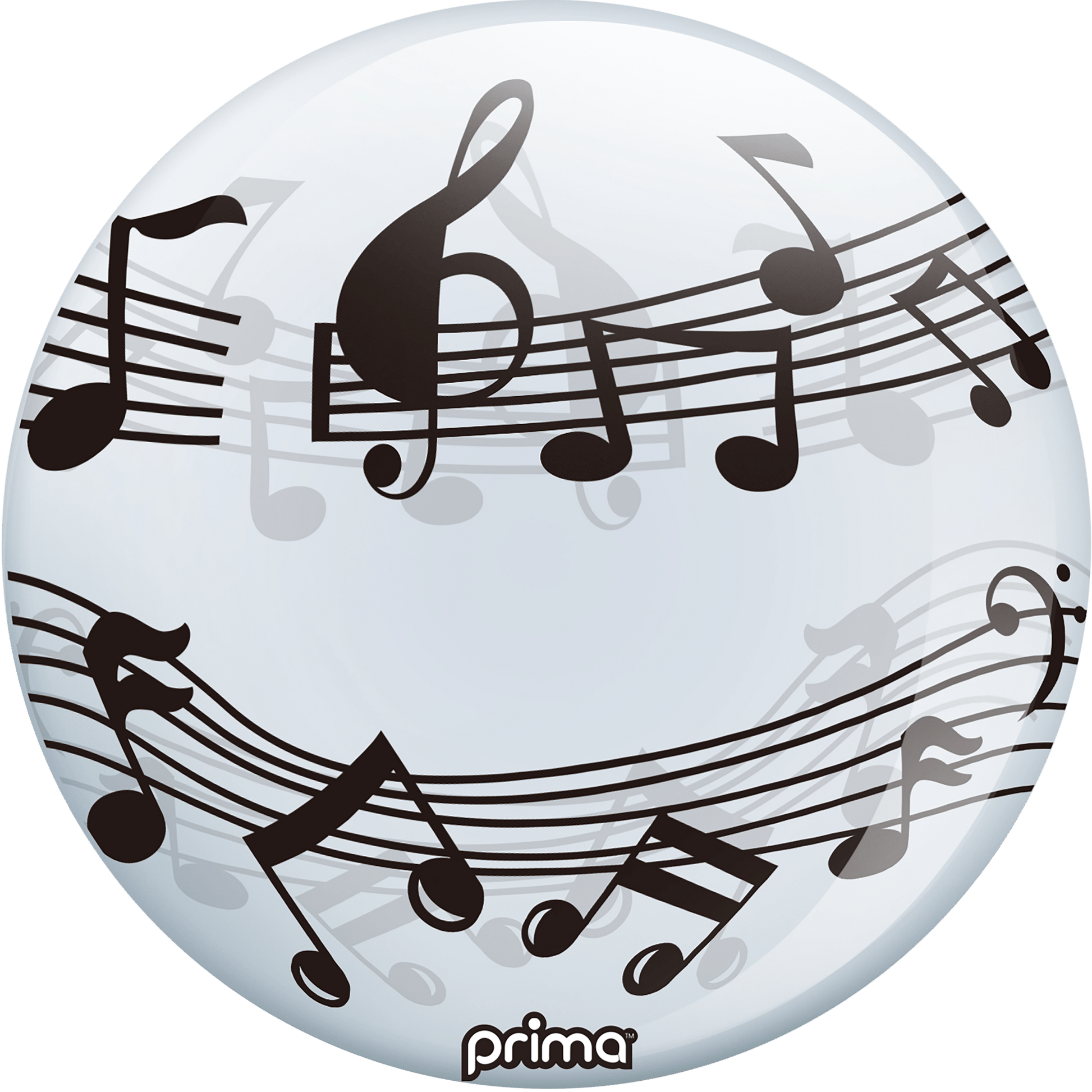 20" Musical Notes Sphere - Prima