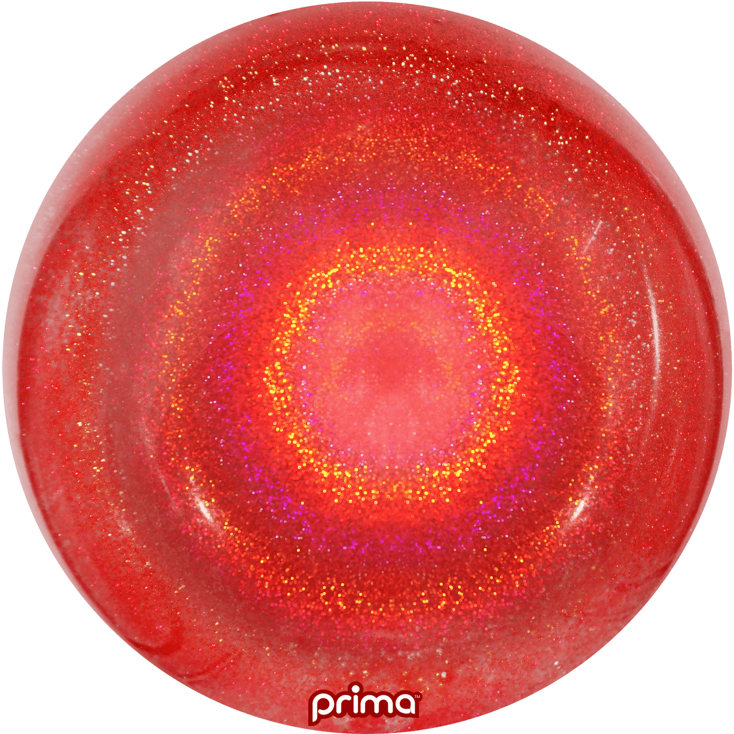 20" Red Glitter Sphere