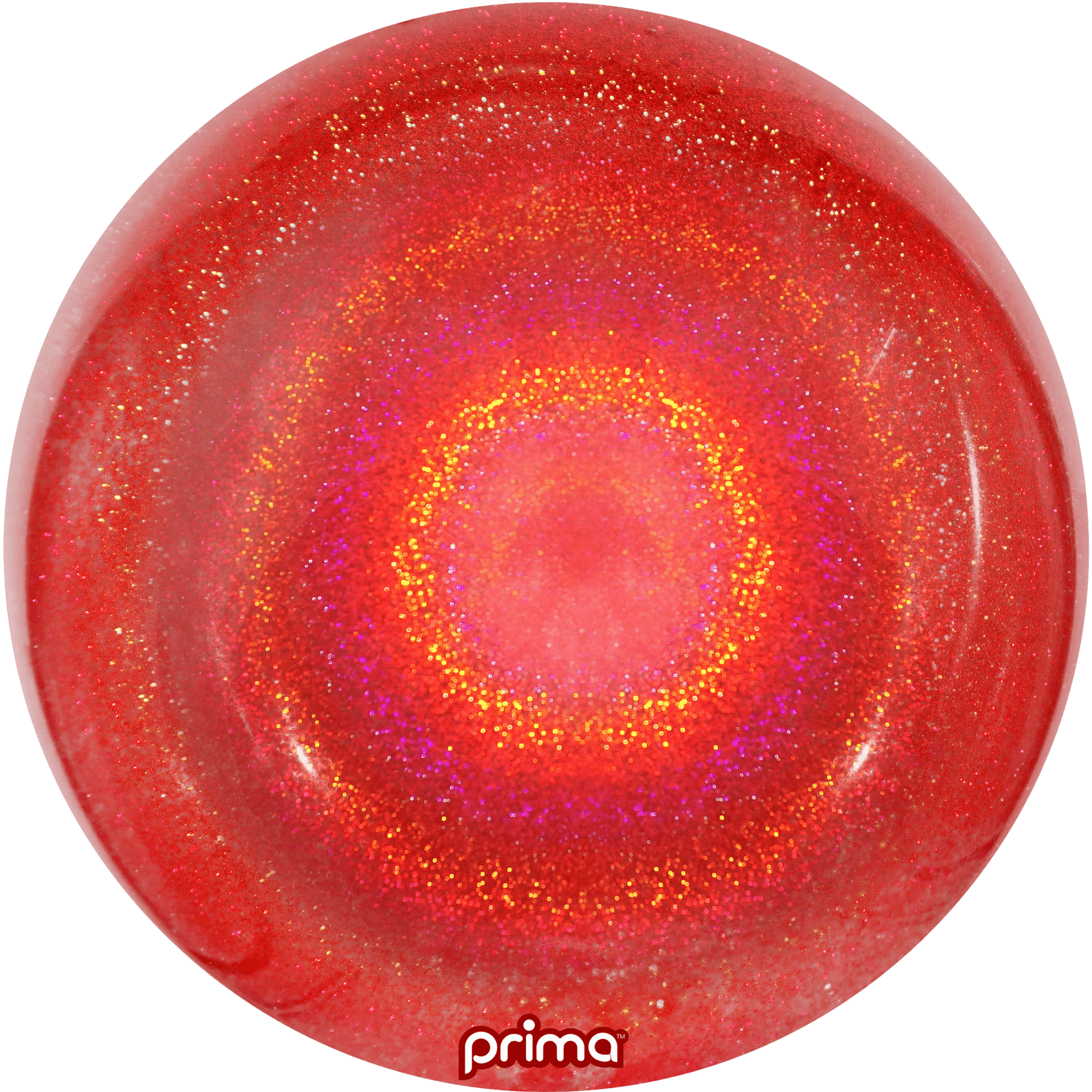 20" Red Glitter Sphere