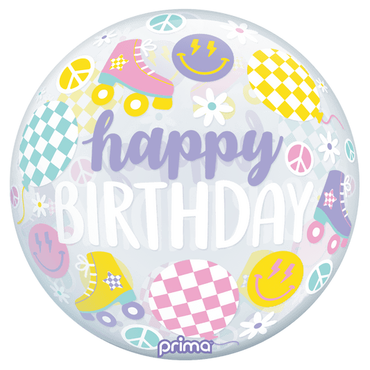 20" Retro Skates Birthday Sphere