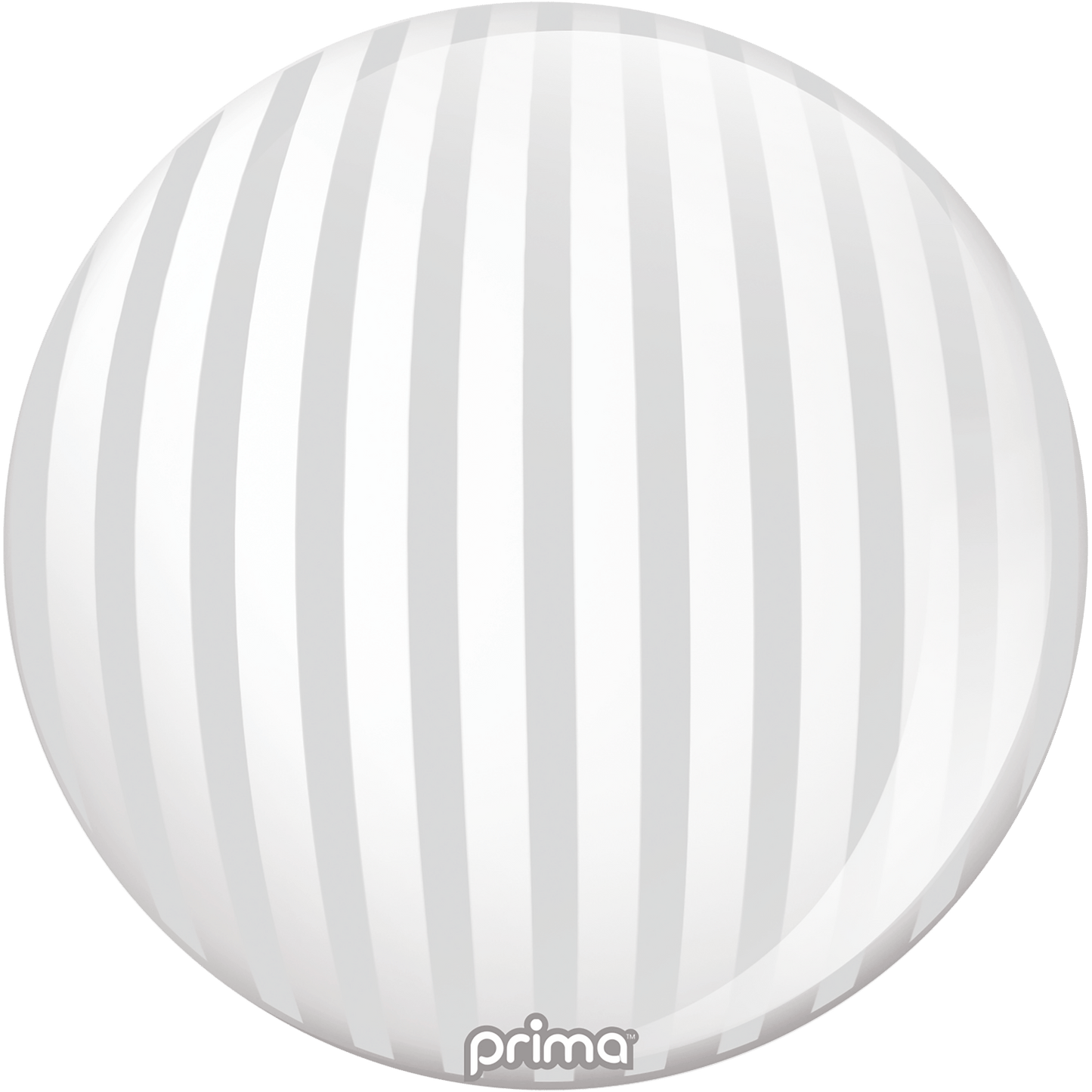 20" Silver Stripe Sphere