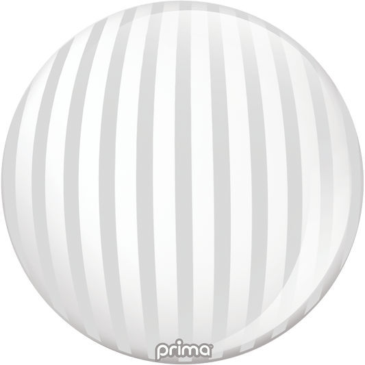 20" Silver Stripe Sphere