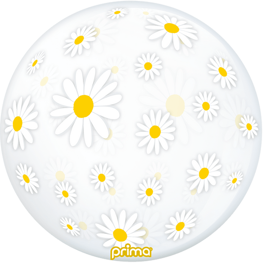 20" White Daisies Sphere