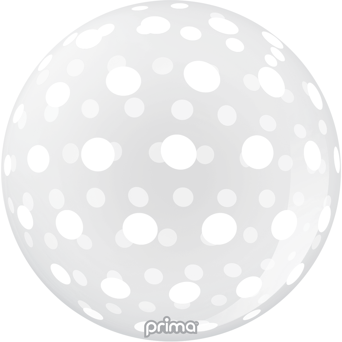 20" White Dots Sphere