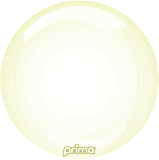 20" Yellow Glass Sphere