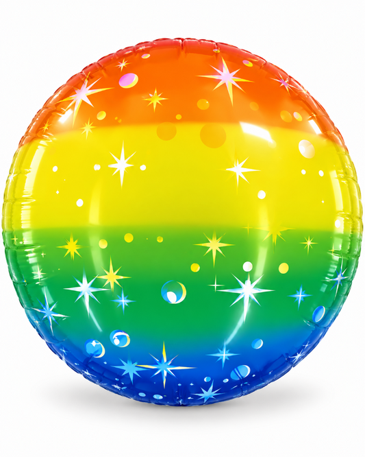 20" Bobo Balloon - Rainbow Starburst