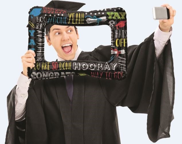 21" Grad Selfie Frame