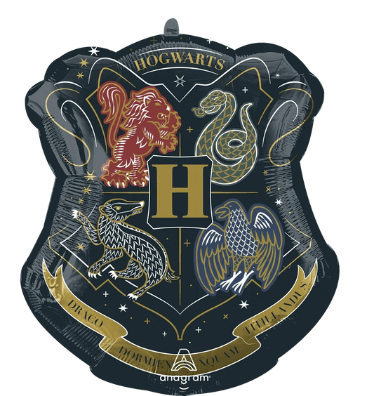 21'' Harry Potter Hogwarts Crest Foil Shape 1ct - Anagram