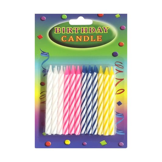 Spiral Birthday Candles (24ct) - Winner Party