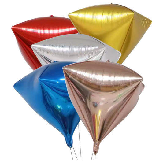 22" 4D Diamond Foil Balloons - PPD