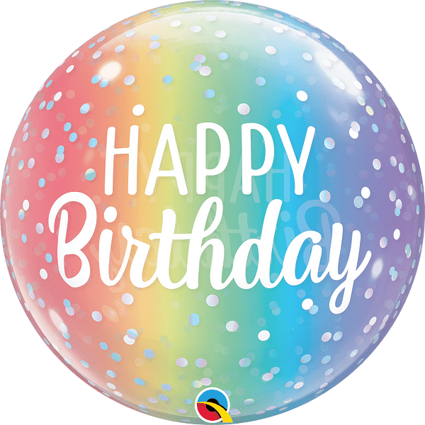 22" Bubble - Birthday Dots