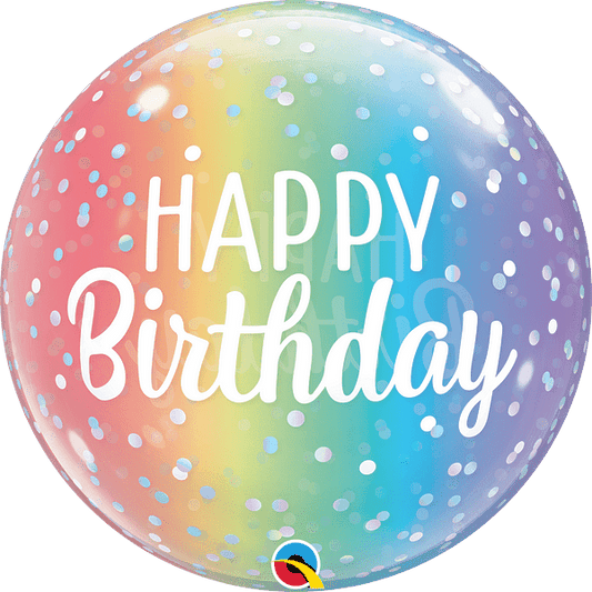 22" Bubble - Birthday Dots