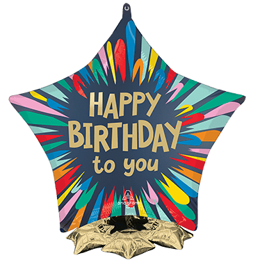 22" Frillz - Satin Birthday Blast