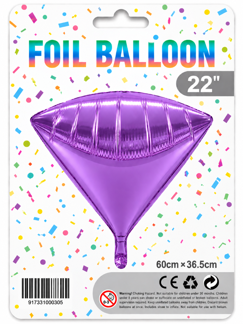 22" 4D Diamond Foil Balloon