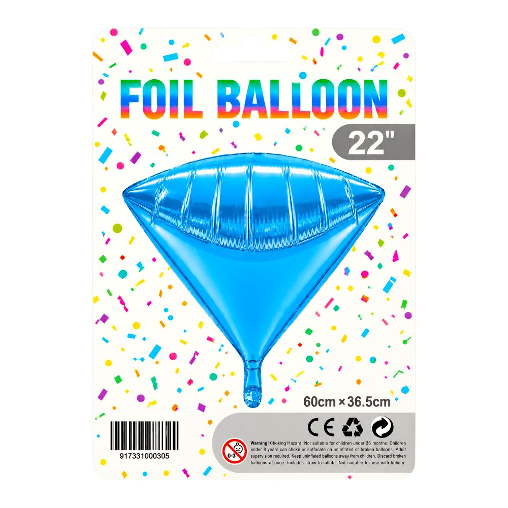 22" 4D Diamond Foil Balloon