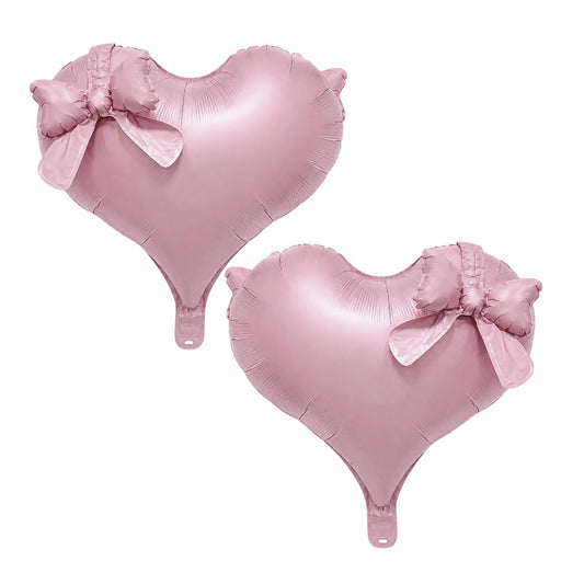 22" Heart with Bow