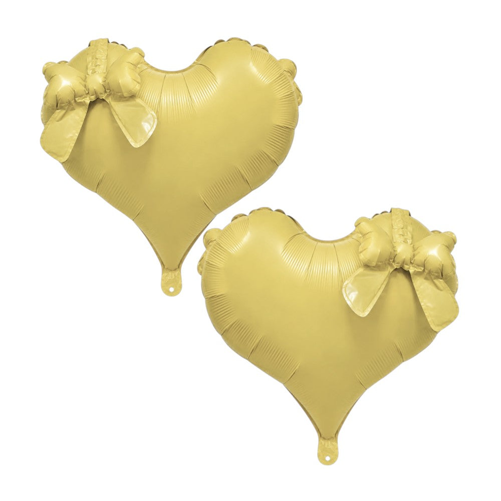 22" Heart with Bow
