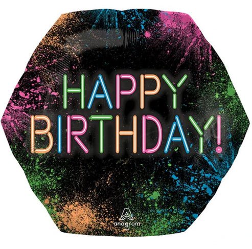 23" Let's Glow Crazy Hexagon