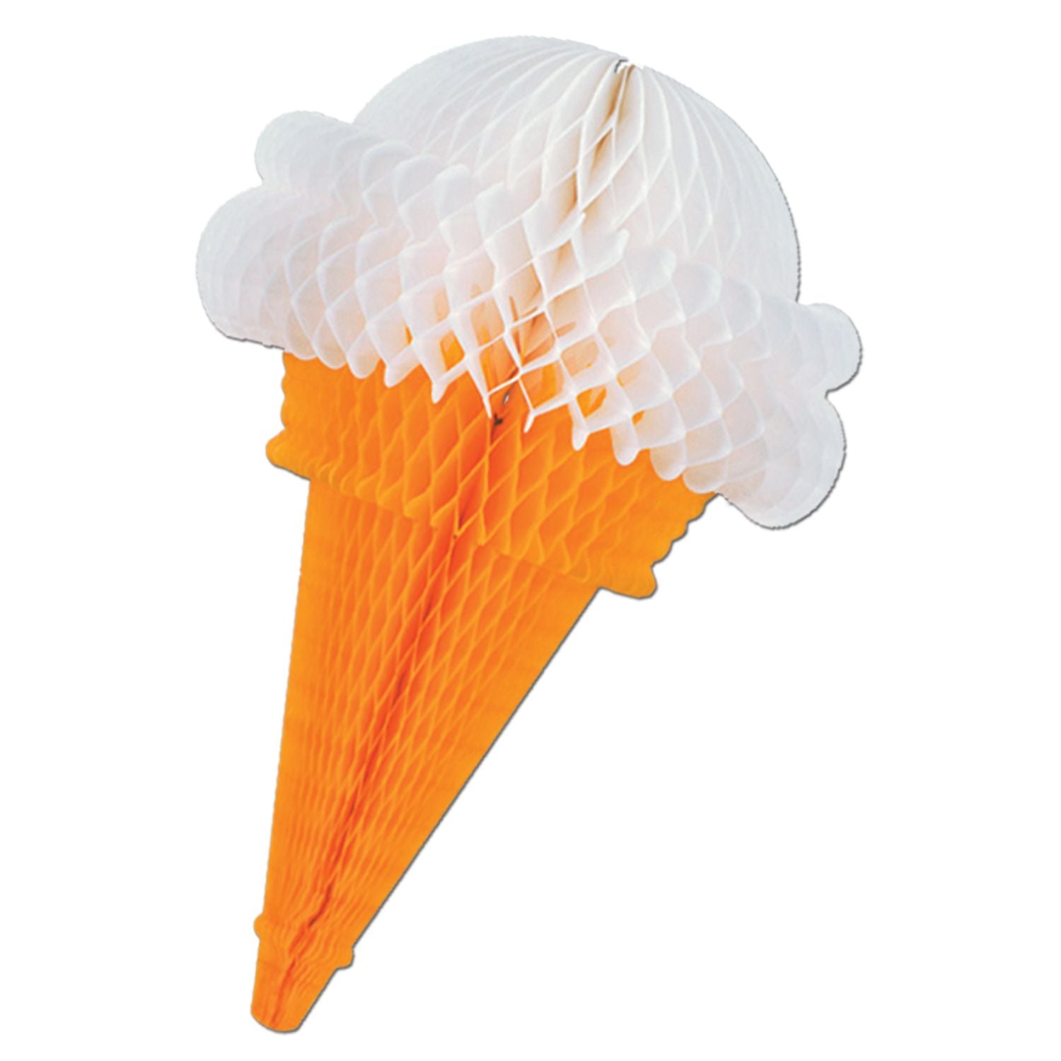 24" Honeycomb Decoration - Ice Cream Cone