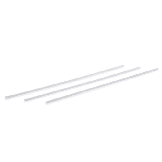24" Standard Balloon Sticks - White (100) - PremiumConwin