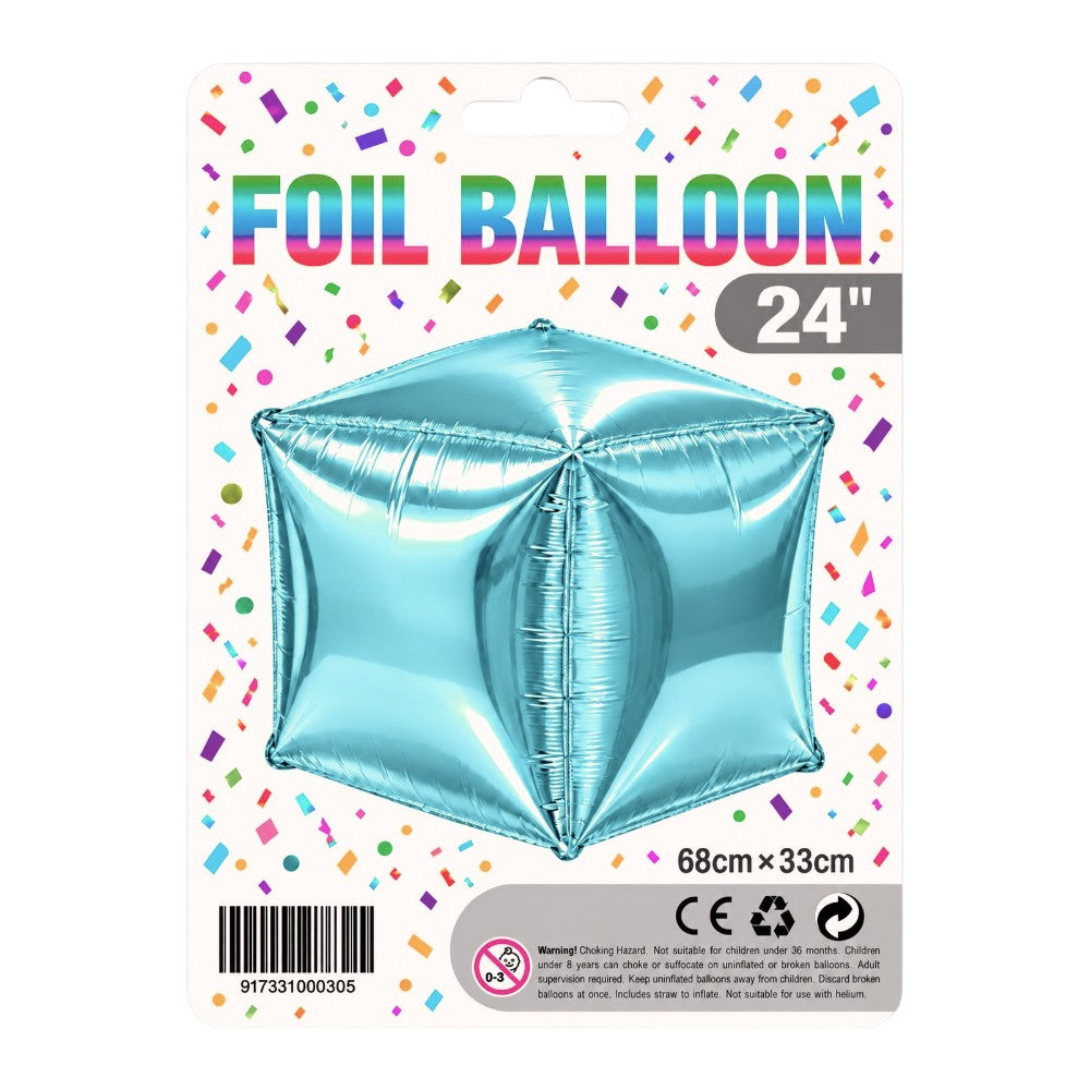 24" 3D Cube Foil Balloon