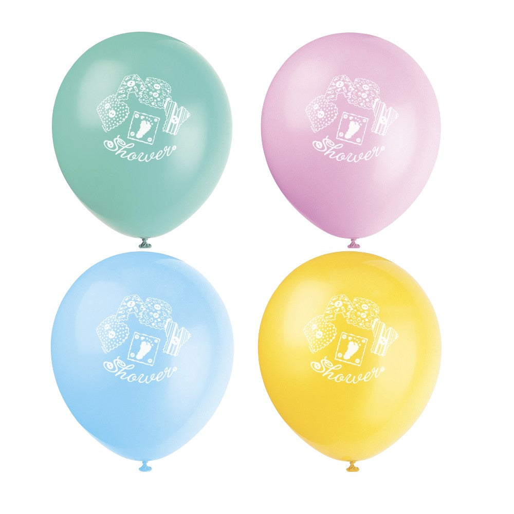 12" Latex Balloons - Baby Stitch (8ct) - Unique