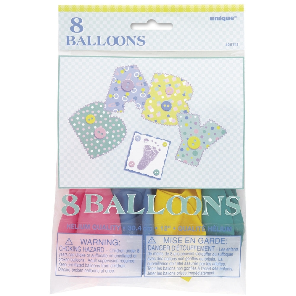 12" Latex Balloons - Baby Stitch (8ct) - Unique