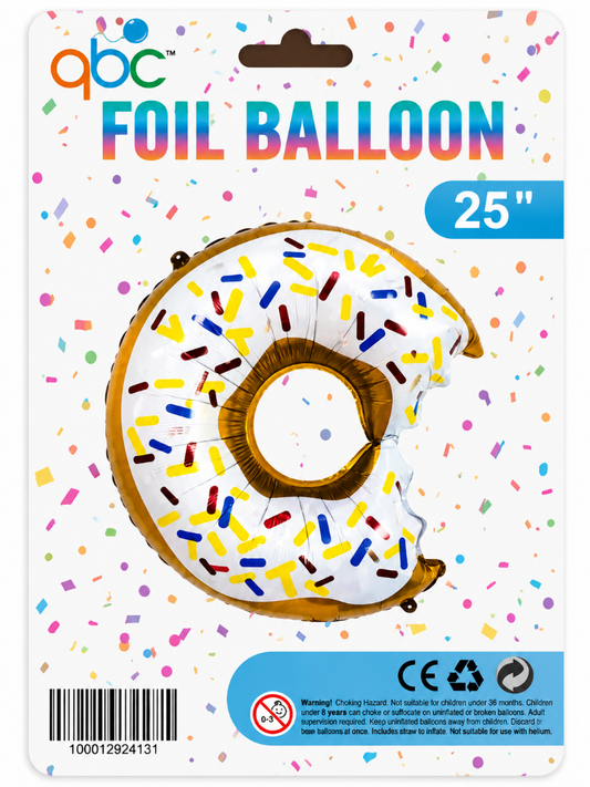 25" Donut - White Frosting