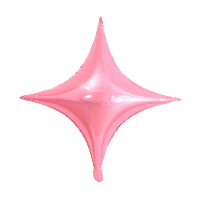 26" Light Pink 4d Star Balloon (Pack of 3) - PPD