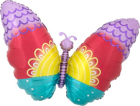 26" Pastel Tie Dye Butterfly