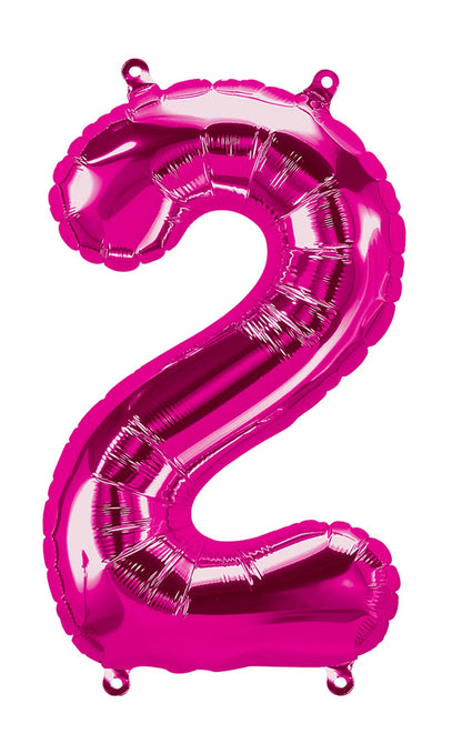 26" Pink Foil Numbers  - Party America