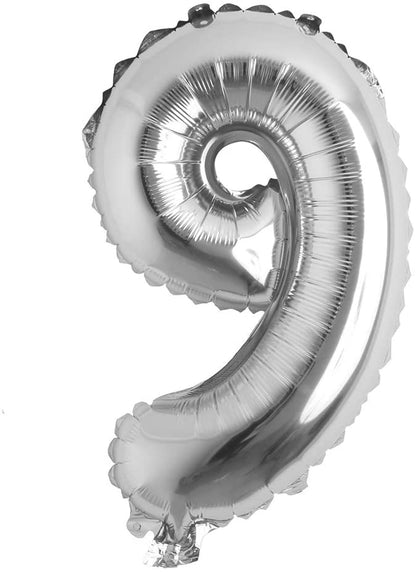 26" Silver Foil Numbers  - Party America