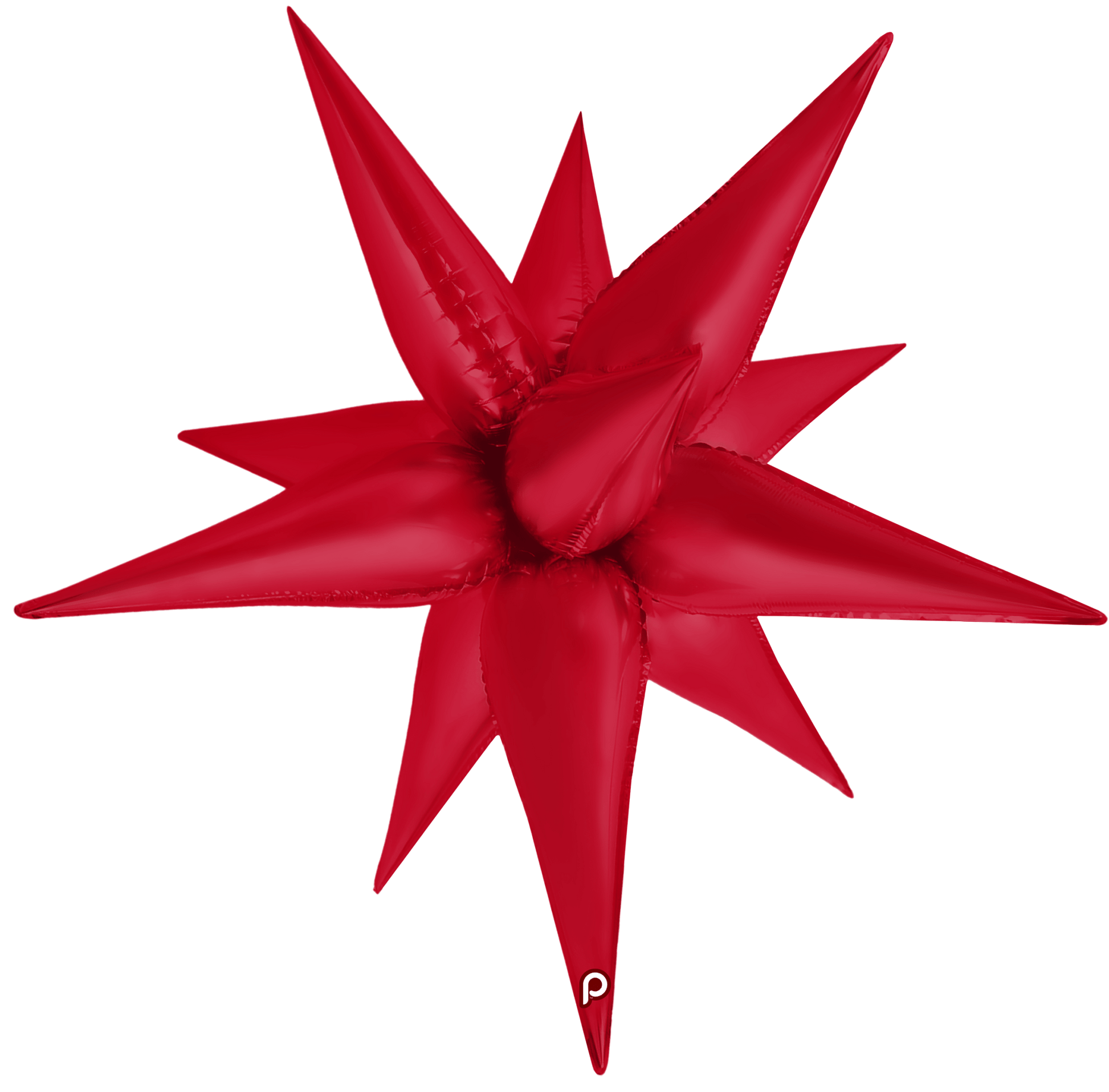 26" Starburst - Red Satin
