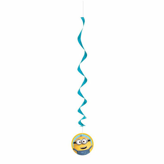 26" Swirl Decorations - Despicable Me (3ct) - Unique