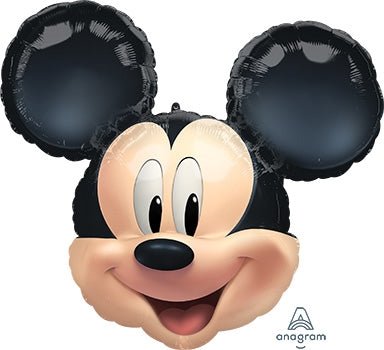 27" MICKEY MOUSE Forever - Head Shaped XL Foil Balloon (PKG)