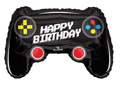 28" Birthday Gamer Control (5ct) - Conver USA