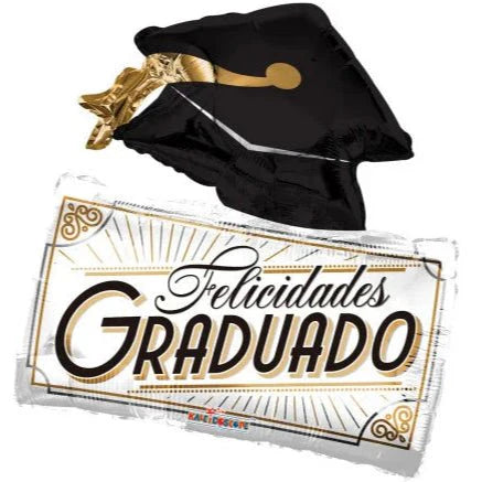 28" Felicidades Graduado (5ct) - Conver USA
