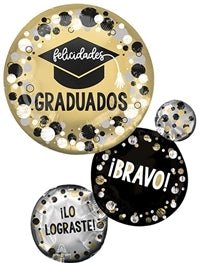28" Felicidades Graduados Circles & Dots (5ct)