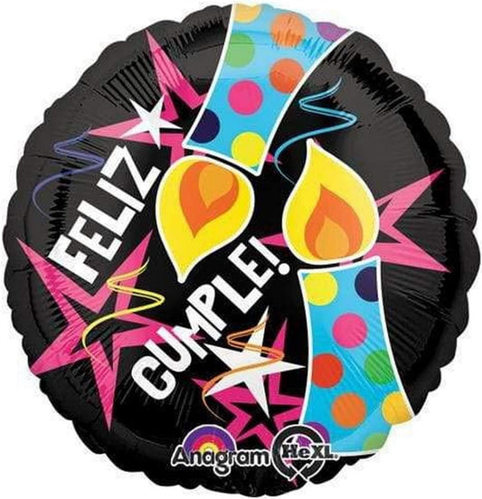 28" Feliz Cumple Candles (5ct)