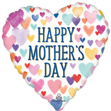 28" Happy Mothers Day Sprinkle Hearts (5ct) - Anagram