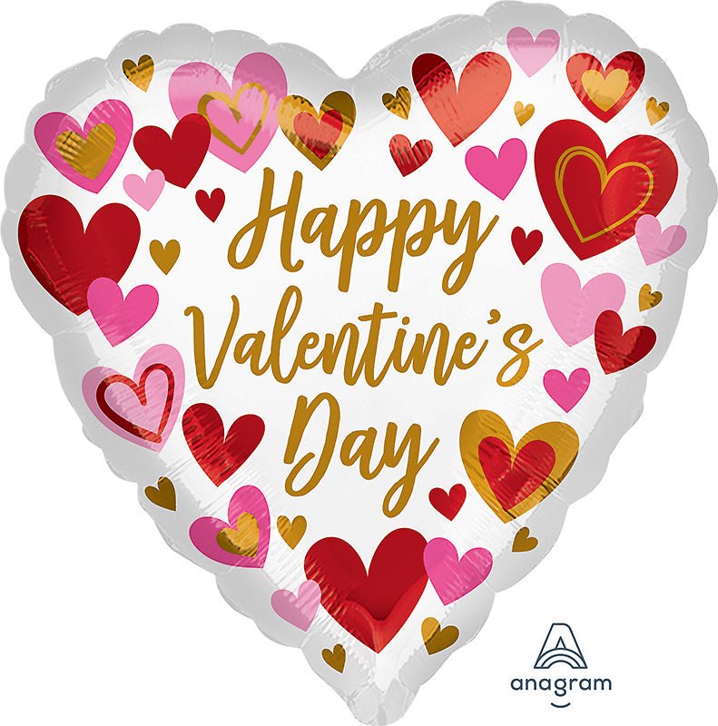 28" Playful Valentine's Day Hearts (5ct) - Anagram