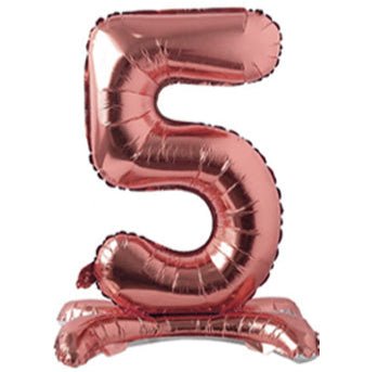 28" Standing Foil Numbers - Rose Gold