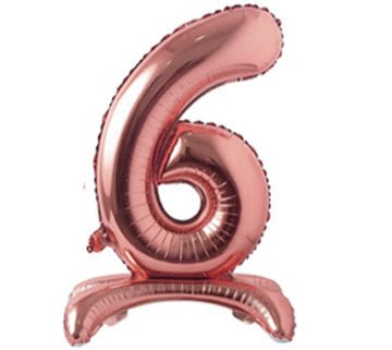 28" Standing Foil Numbers - Rose Gold