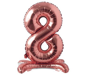 28" Standing Foil Numbers - Rose Gold