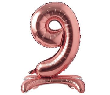28" Standing Foil Numbers - Rose Gold