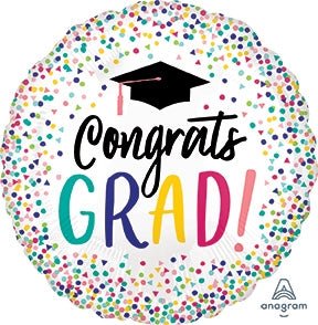 28" Yay Grad Confetti Dots (5ct)