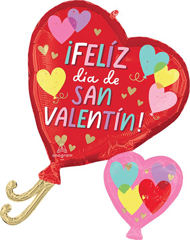 29" Hearts on Hearts Spanish Valentine