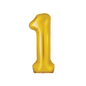 Prima 34" Gold Foil Balloon Number