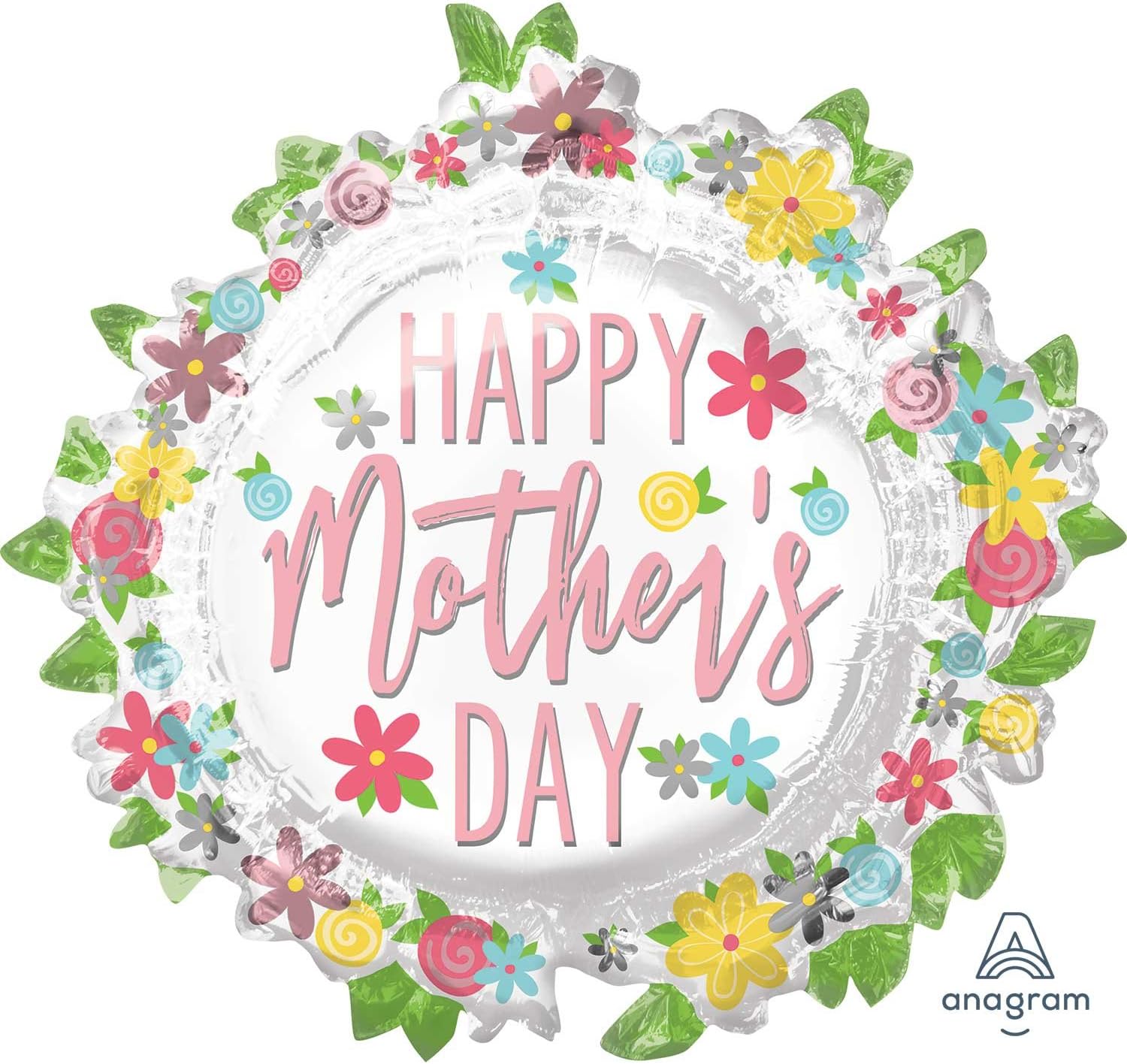 30" Happy Mother's Day Wreath (5ct)